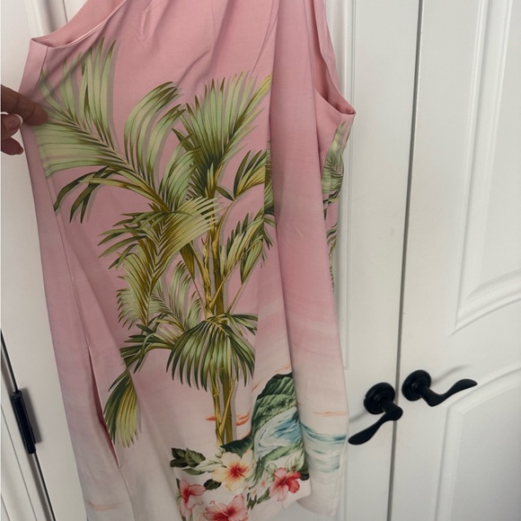 Tommy Bahama Pink Dress with Tropical Design - Picture 2 of 4